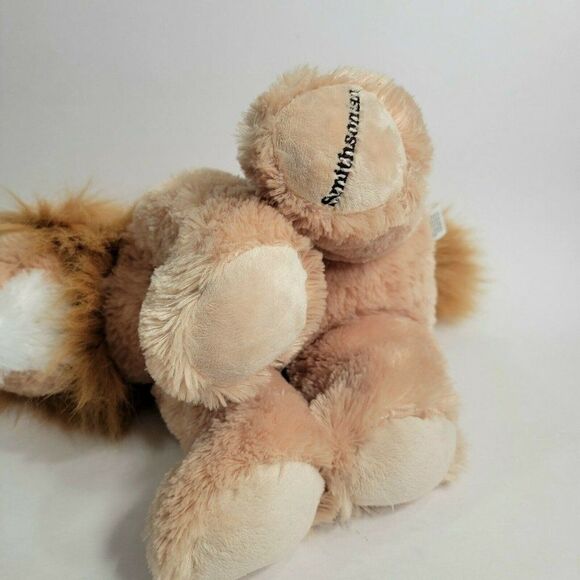 Smithsonian Brown Lion Plush Stuffed Souvenir Toy 13" - Picture 7 of 7